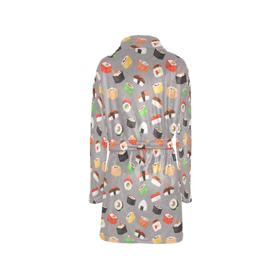 Sushi Print Design LKS307 Women's Fleece Robe