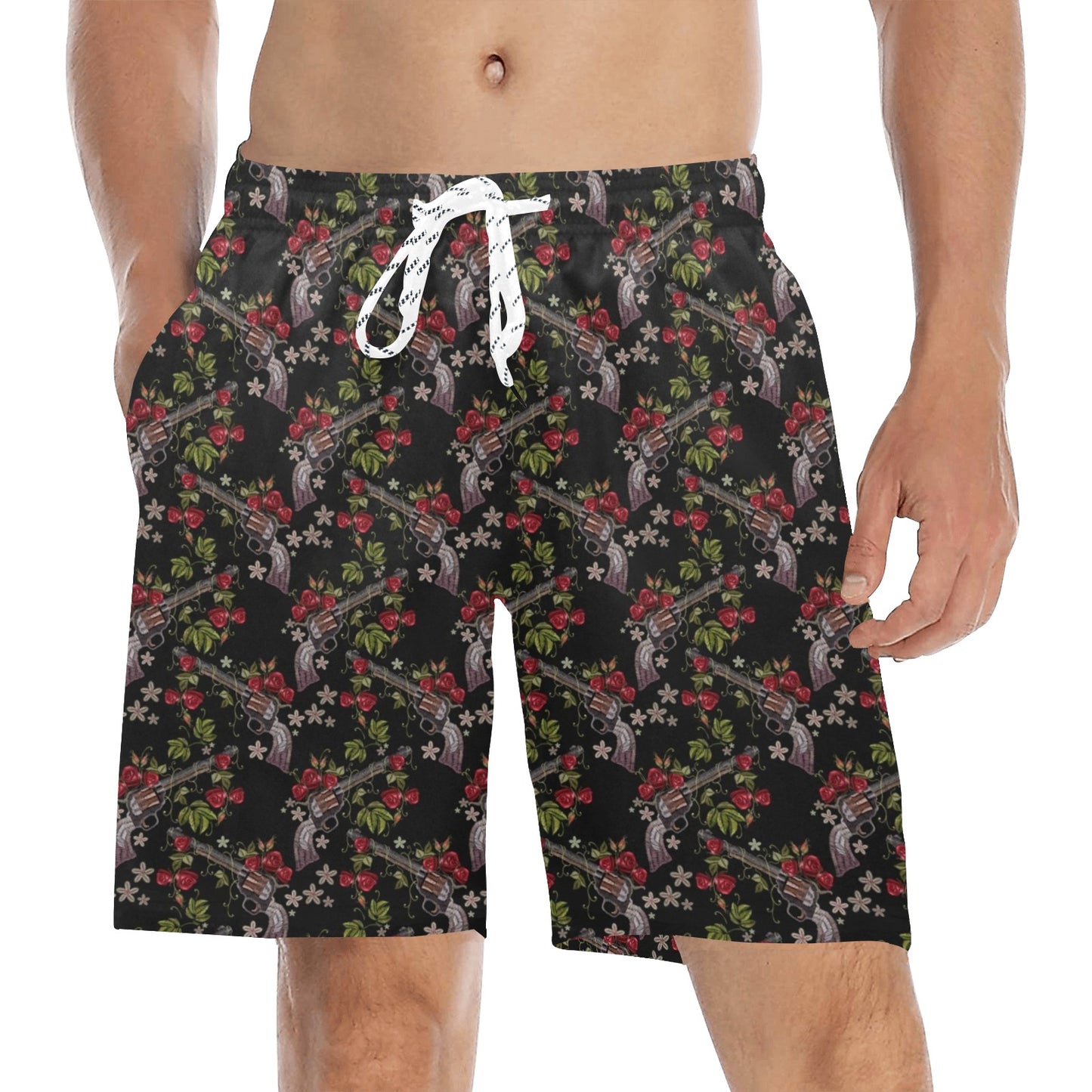 Western Design Men's Swim Trunks Beach Shorts