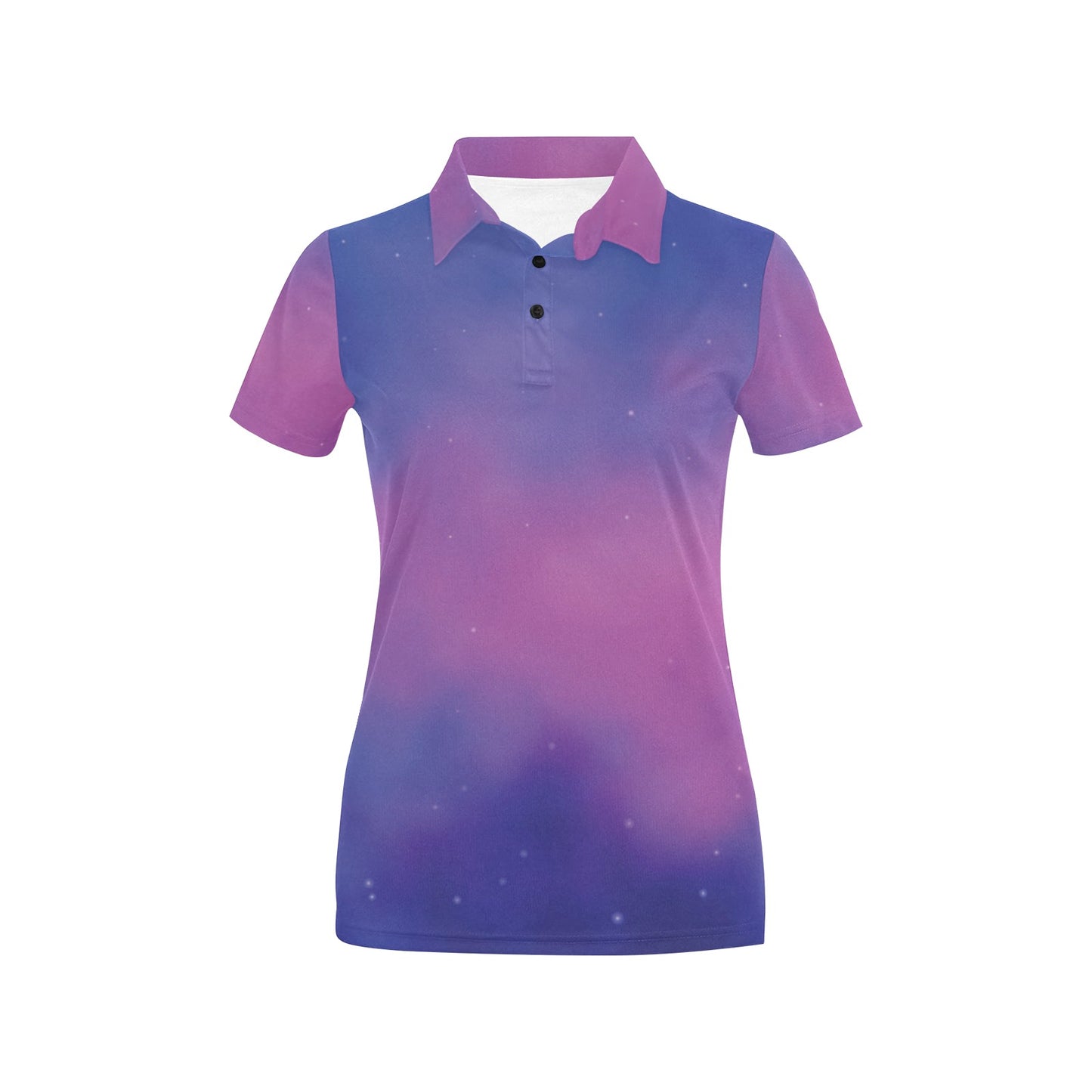 Nebula Pattern Print Design A05 Women's Polo Shirt