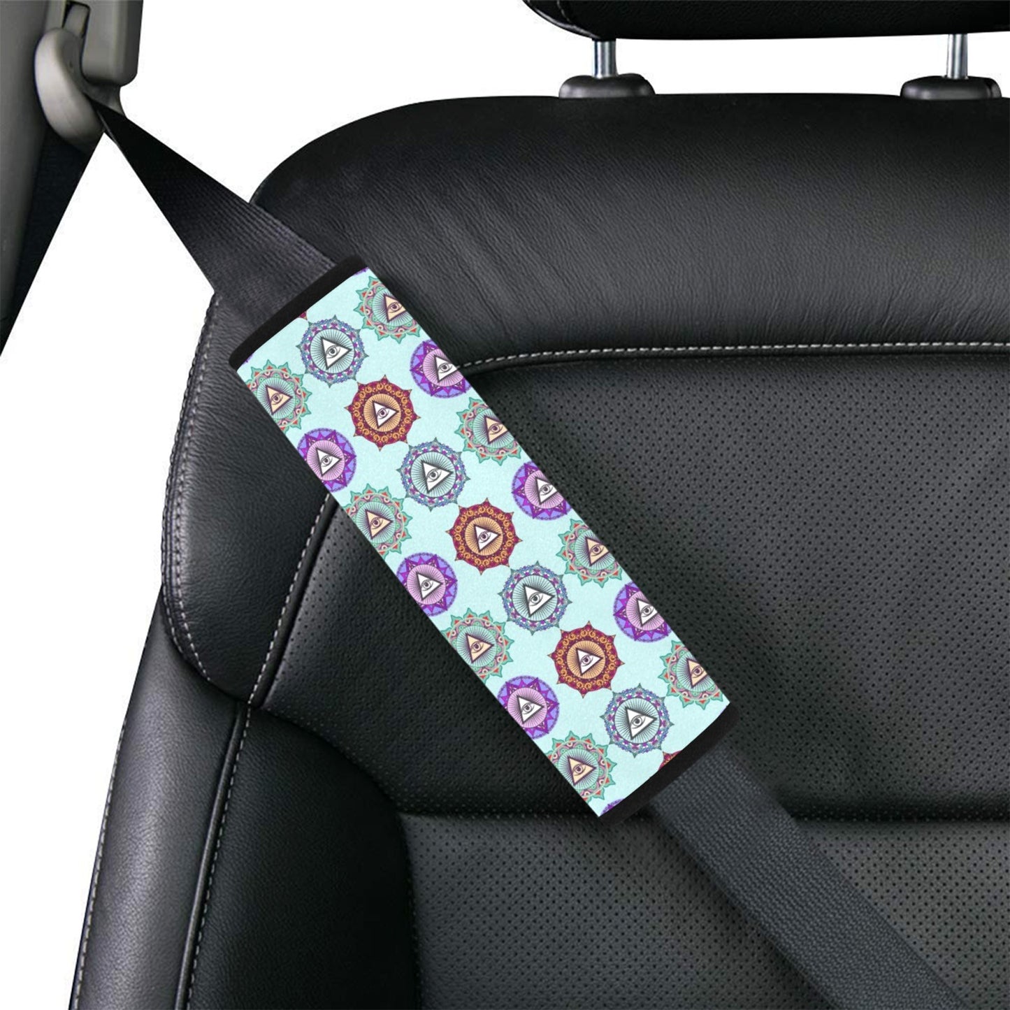 Third Eye Print Design LKS302 Car Seat Belt Cover