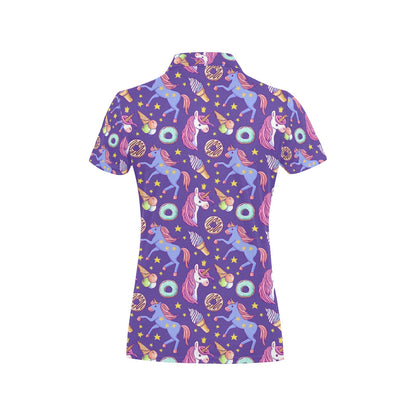 Unicorn Sweety Women's Polo Shirt