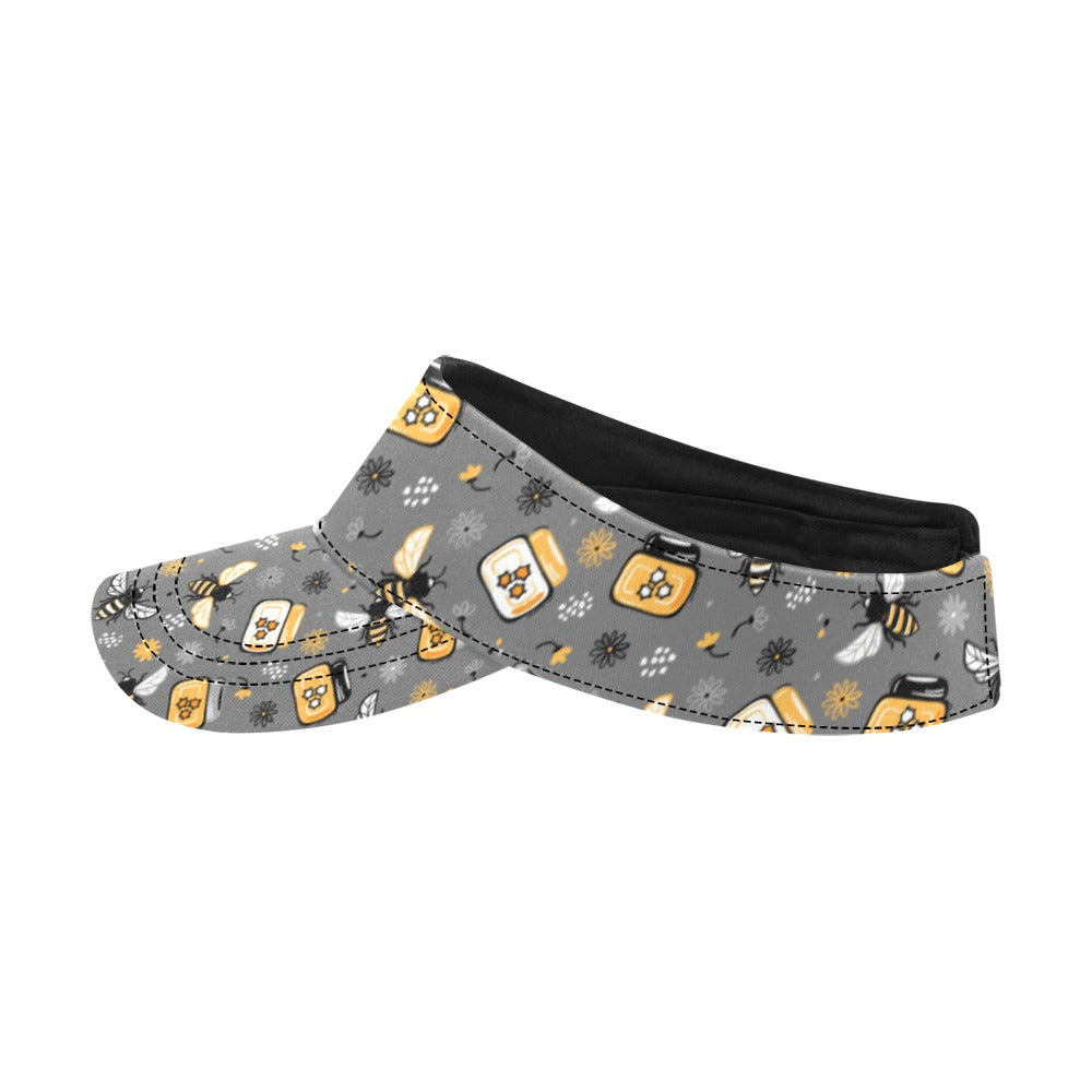 Honey Bee Print Design LKS301 Unisex Sun Visor