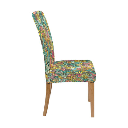 Hippie Print Design LKS302 Dining Chair Slipcover