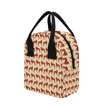 Whippets Print Design LKS301 Insulated Lunch Bag