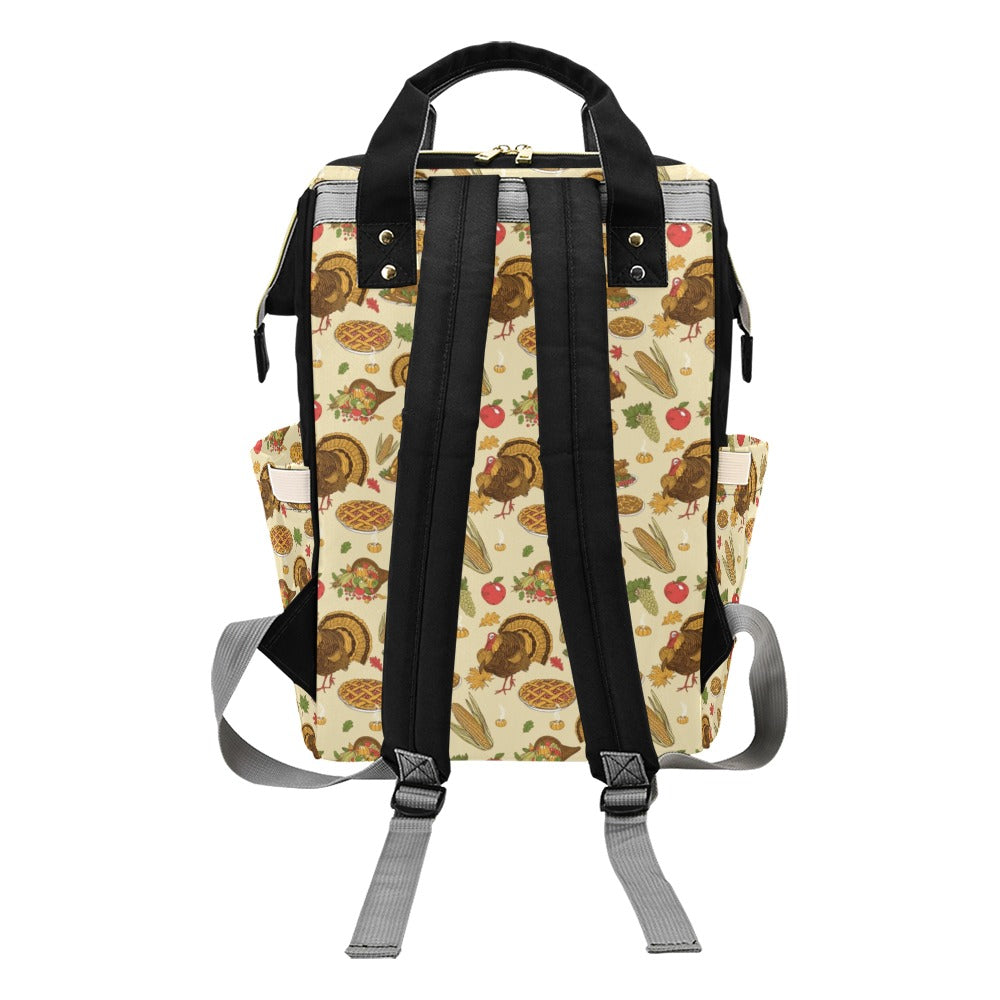 Thanksgiving Print Design LKS302 Diaper Bag Backpack