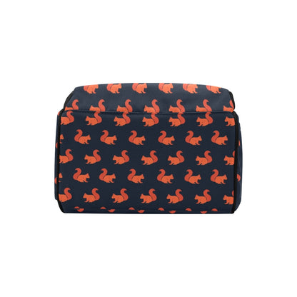 Squirrel Print Design LKS306 Diaper Bag Backpack