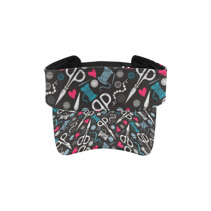 Sewing Equipment Print Design LKS305 Unisex Sun Visor