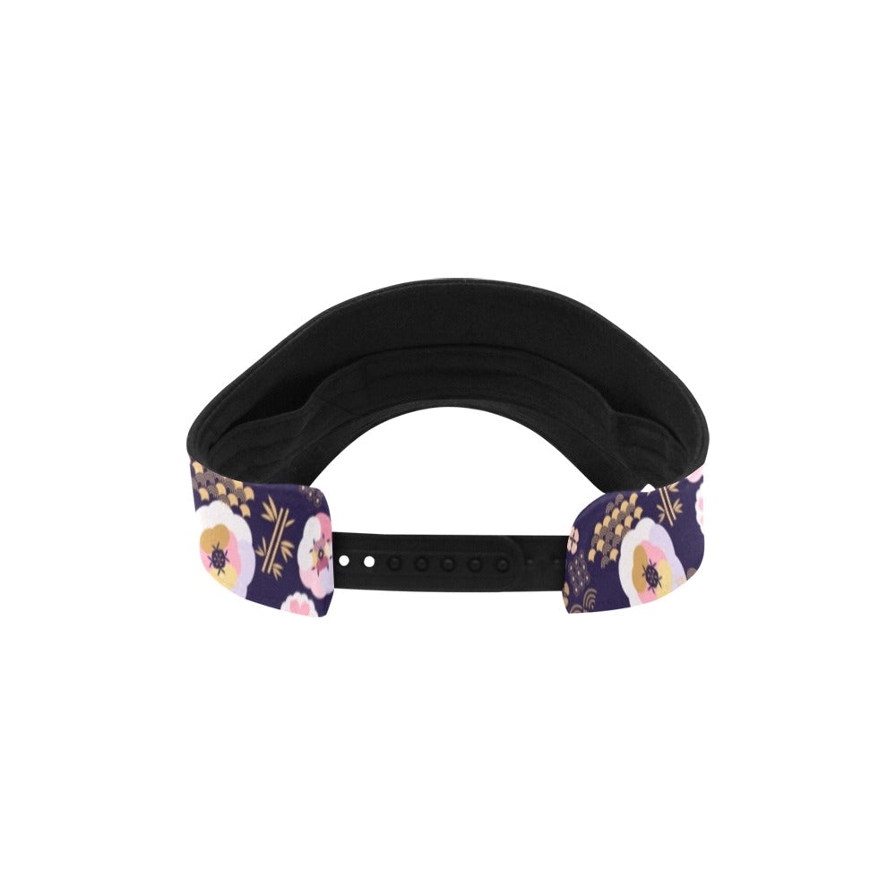 Sakura Japan Style Print Design LKS302 Unisex Sun Visor