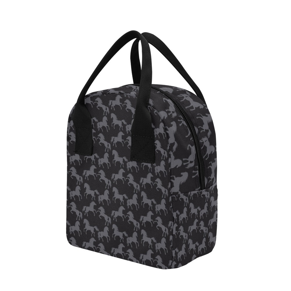 Horse Print Design LKS305 Insulated Lunch Bag