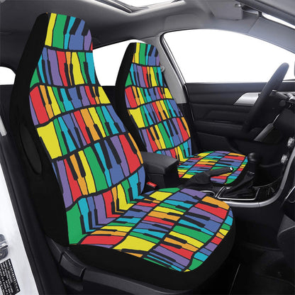 Piano Print Design LKS402 Car Seat Covers