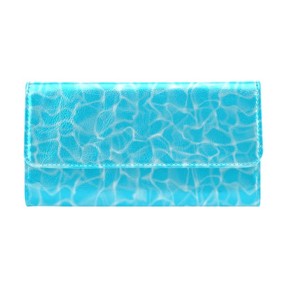 Swimming Pool Texture Print Design LKS301 Women's Trifold Wallet