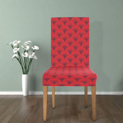 Scales Print Design LKS403 Dining Chair Slipcover