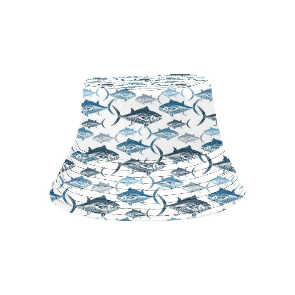 Tuna Fish Print Design LKS303 Unisex Bucket Hat