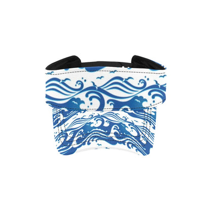 Wave Print Design LKS303 Unisex Sun Visor