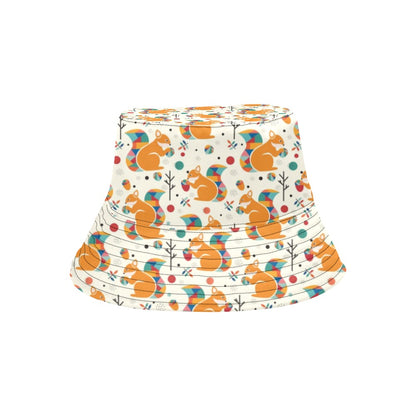 Squirrel Print Design LKS304 Unisex Bucket Hat