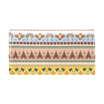 Native American Pattern Design Print Women's Trifold Wallet