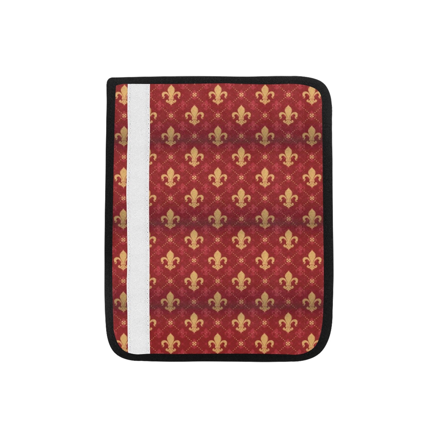 Fleur De Lis Print Design LKS401 Car Seat Belt Cover