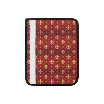 Fleur De Lis Print Design LKS401 Car Seat Belt Cover