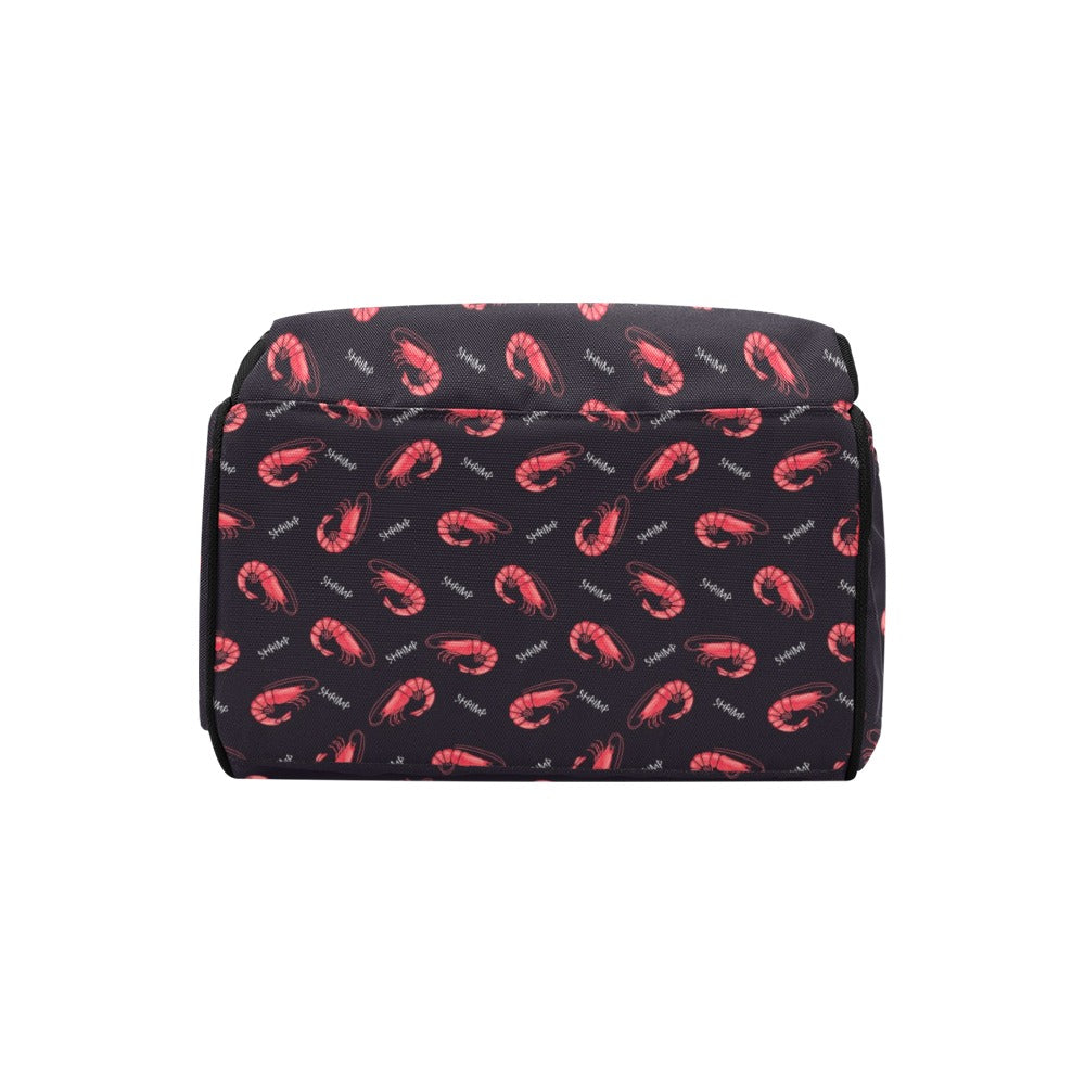 Shrimp Print Design LKS302 Diaper Bag Backpack