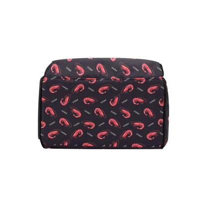 Shrimp Print Design LKS302 Diaper Bag Backpack