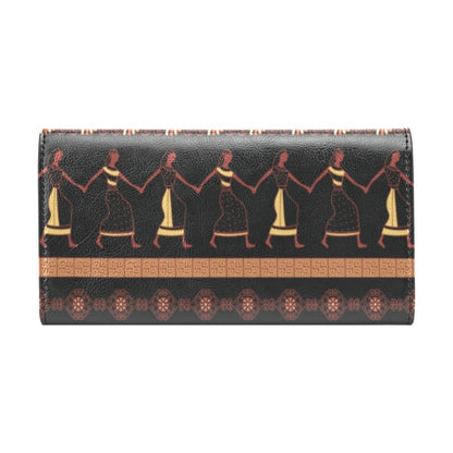 Ancient Greek Human Print Design LKS306 Women's Trifold Wallet