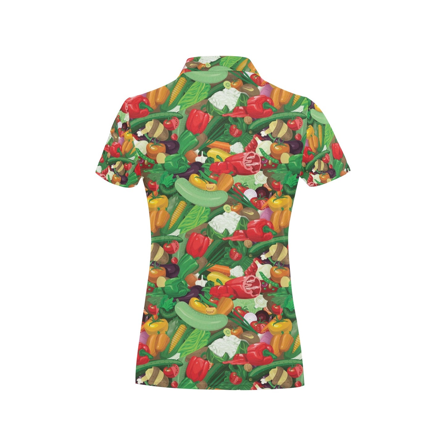Salad Mix Vegetableprint Design LKS301 Women's Polo Shirt