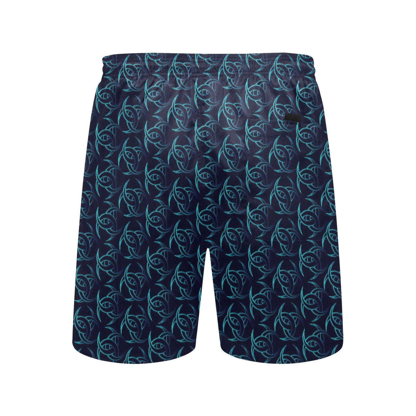 Vikings Print Design LKS302 Men's Swim Trunks Beach Shorts