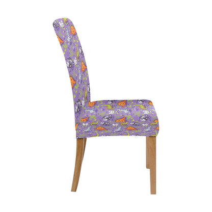 Zombie Dinosaur Print Design LKS302 Dining Chair Slipcover