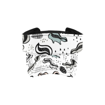 Skunk Print Design LKS303 Unisex Sun Visor