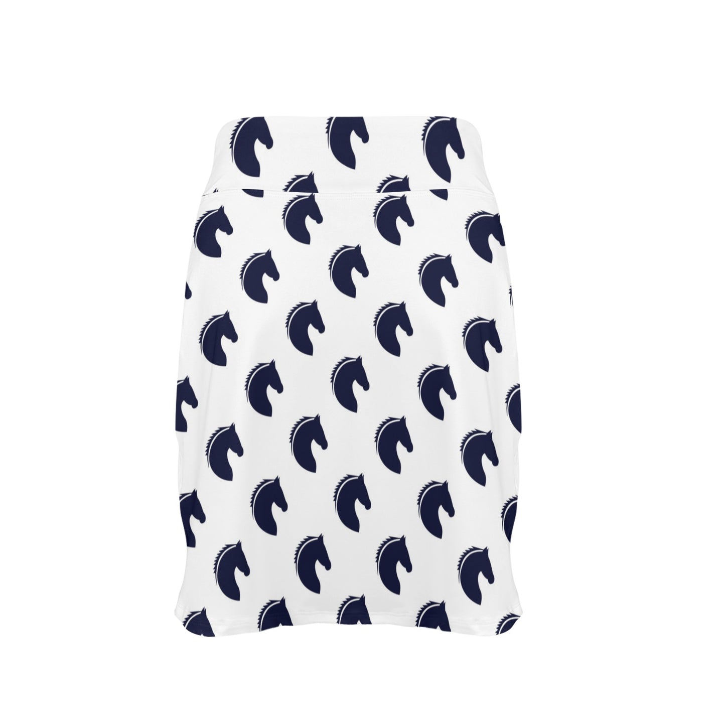 Horse Head Print Design LKS303 17" Golf & Pickleball Skort with Pockets