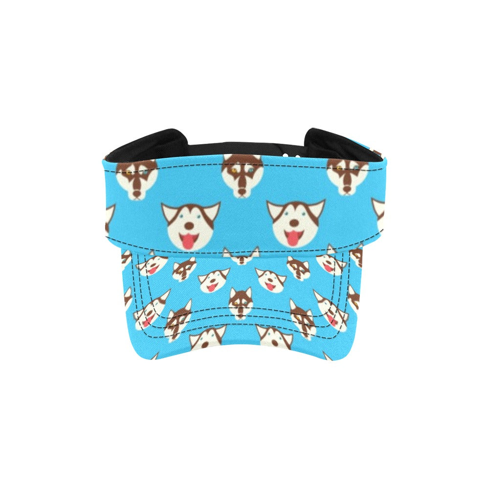 Siberian Huskies Print Design LKS306 Unisex Sun Visor