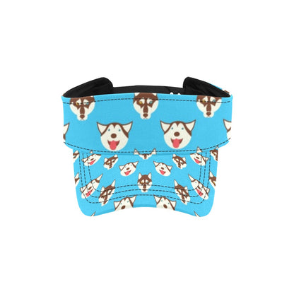 Siberian Huskies Print Design LKS306 Unisex Sun Visor