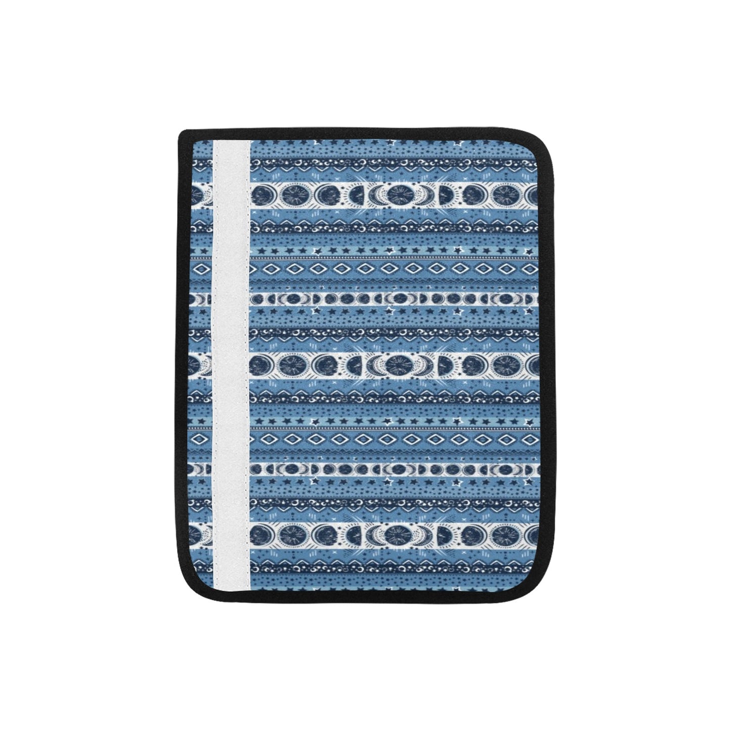 Sun Moon Pattern Print Design LKS306 Car Seat Belt Cover