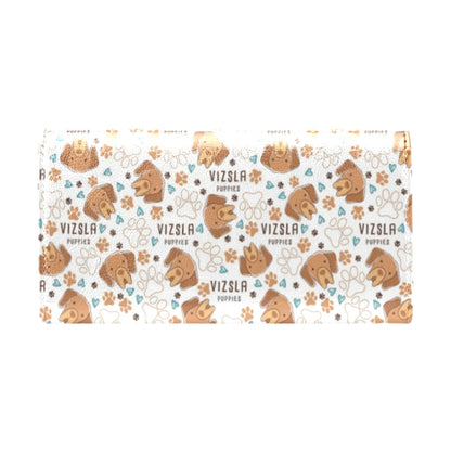 Vizslas Print Design LKS301 Women's Trifold Wallet