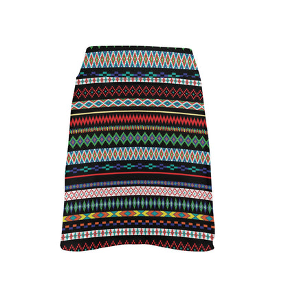 Southwest Pattern Print Design LKS302 17" Golf & Pickleball Skort with Pockets