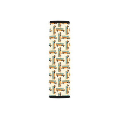 School Bus Print Design LKS305 Car Seat Belt Cover