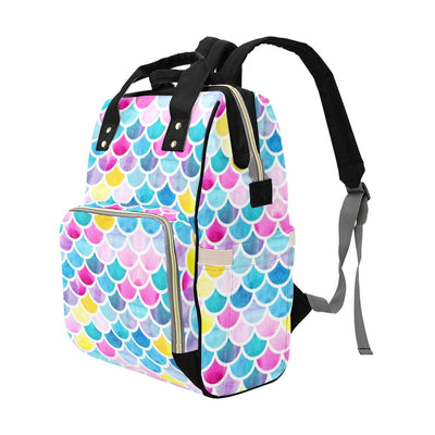 Scales Print Design LKS402 Diaper Bag Backpack