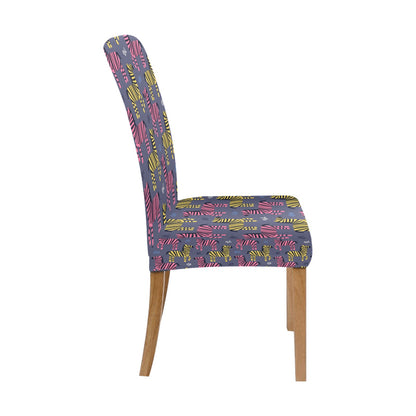 Zebra Print Design LKS303 Dining Chair Slipcover