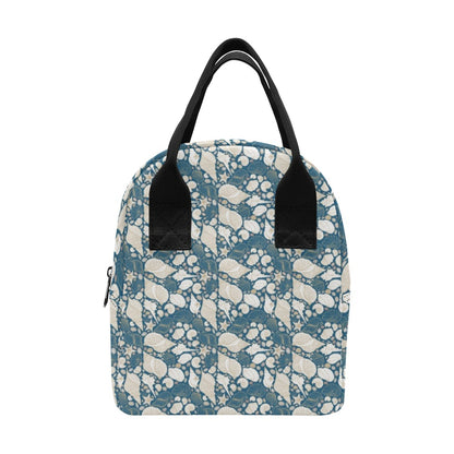 Seashell Print Design LKS308 Insulated Lunch Bag