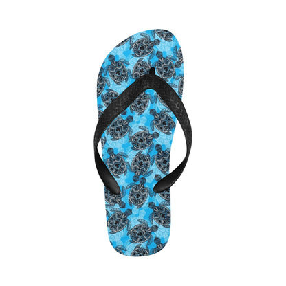 Tribal Pattern Print Design LKS307 Flip Flops