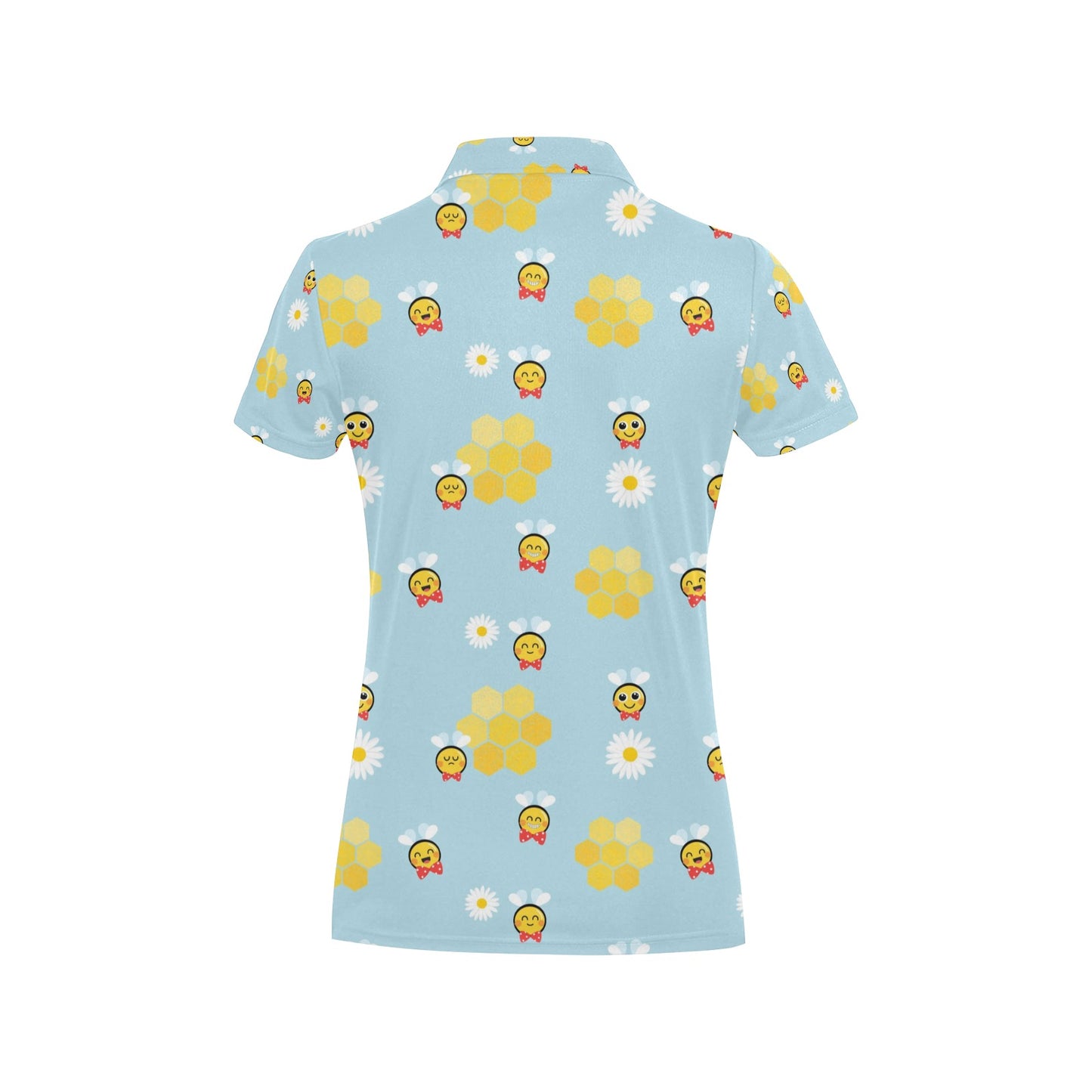 Bee Cute Print Design LKS304 Women's Polo Shirt