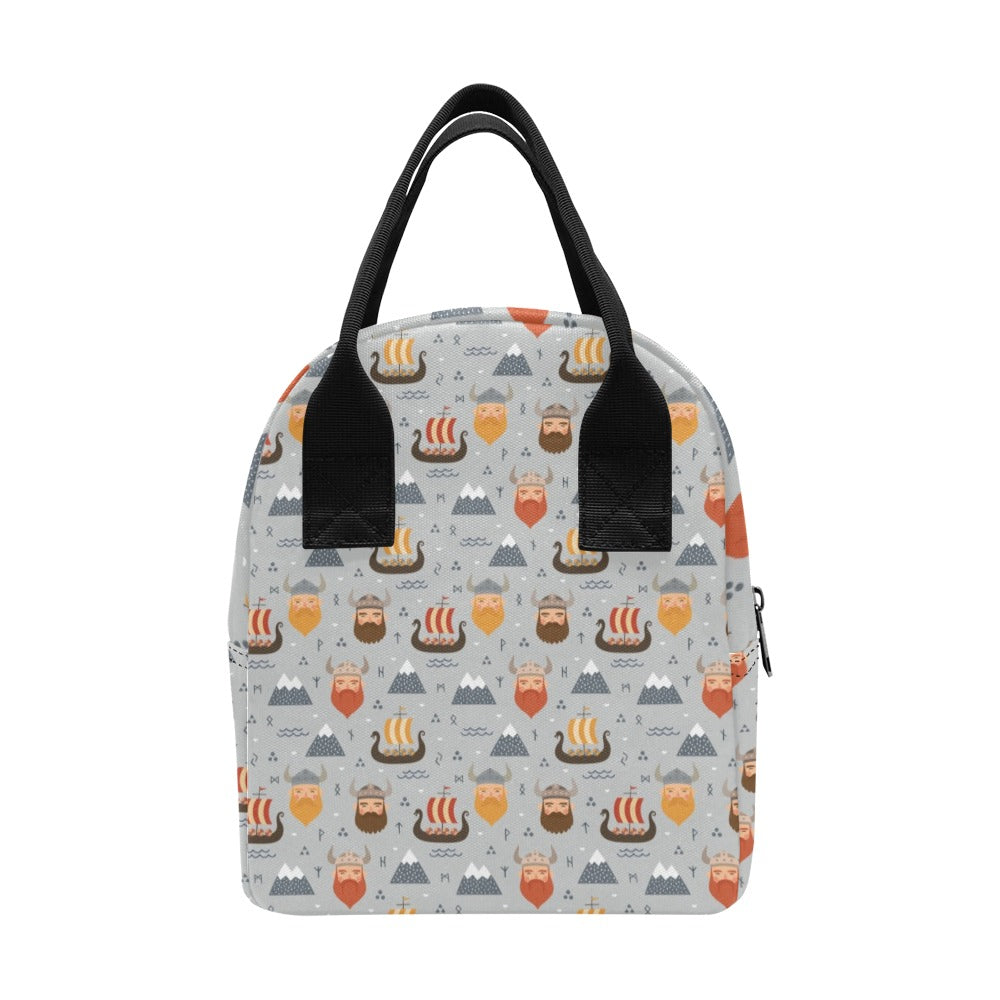 Vikings Print Design LKS307 Insulated Lunch Bag
