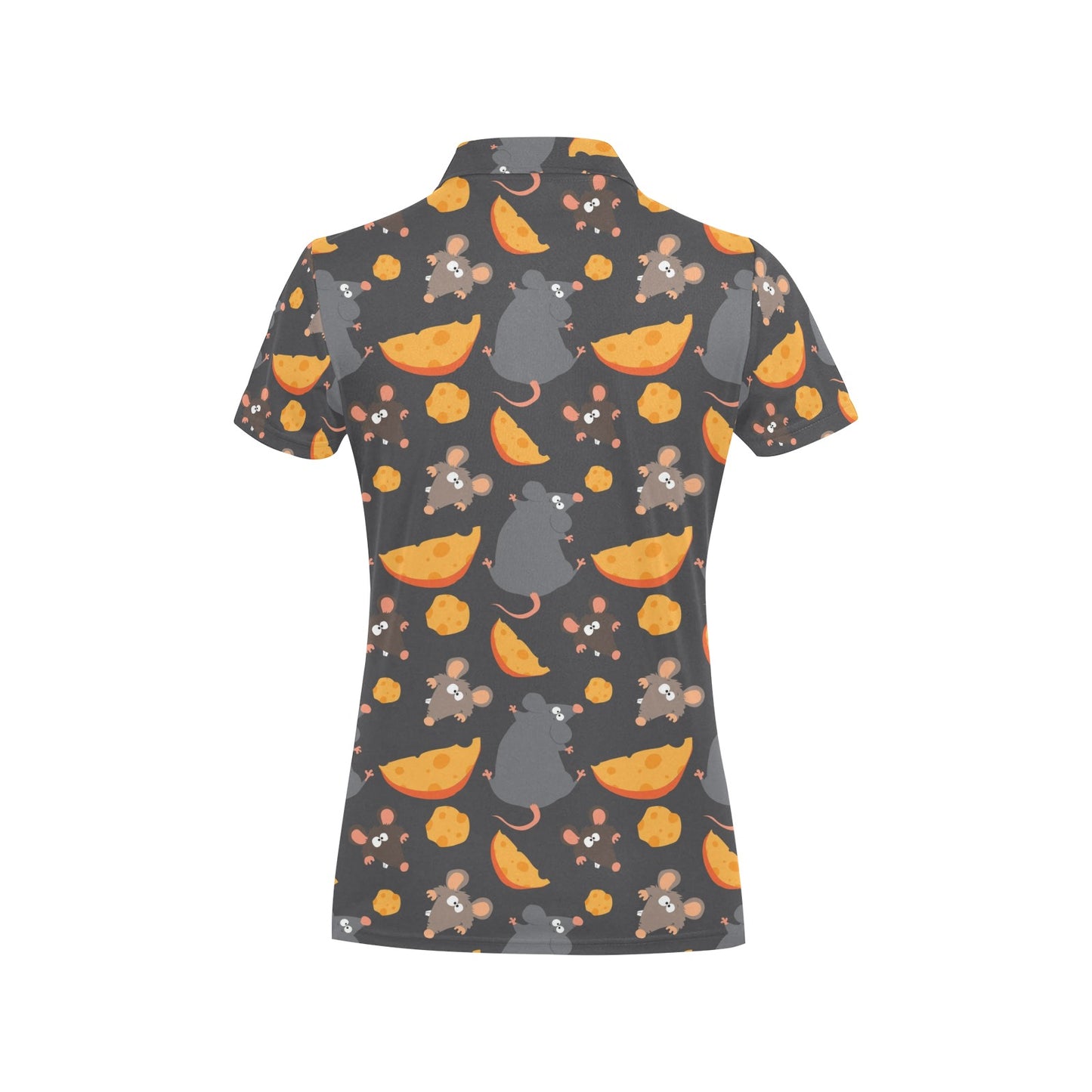 Rat Pattern Print Design 04 Women's Polo Shirt