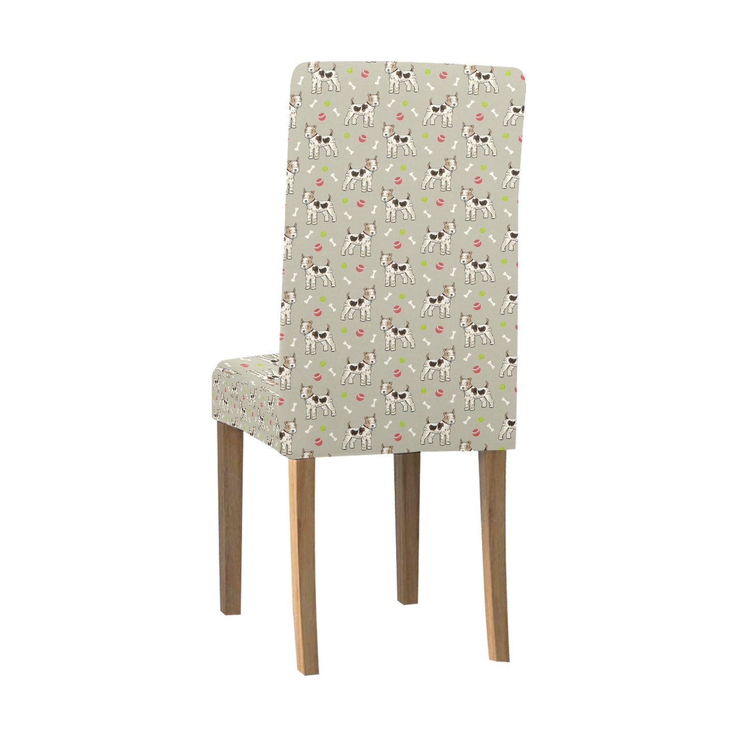 Toy Fox Terriers Print Design LKS301 Dining Chair Slipcover