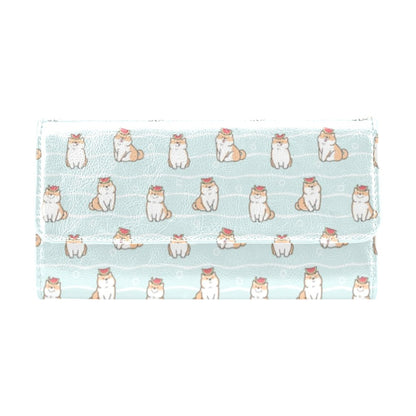 Shiba Inu Print Design LKS3011 Women's Trifold Wallet