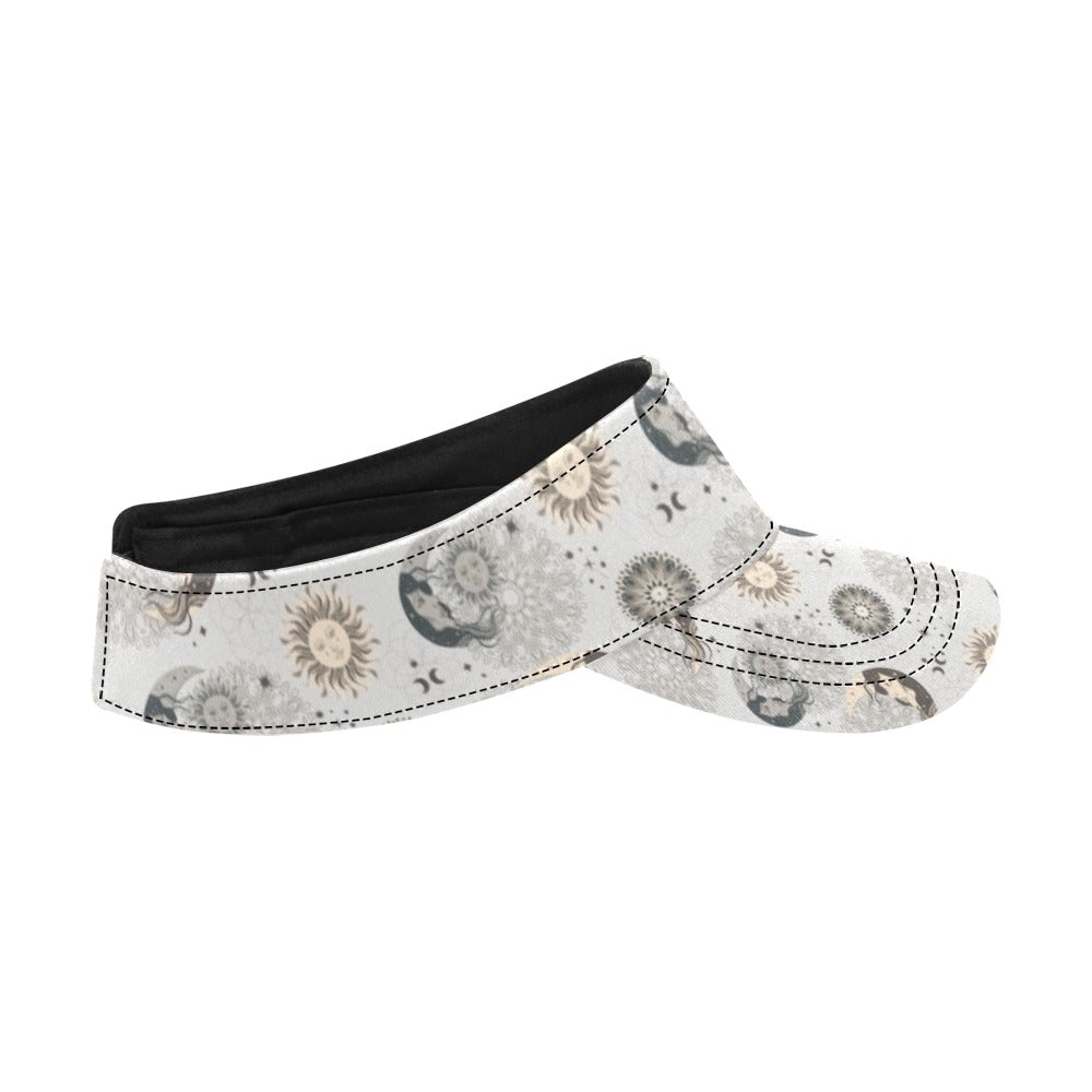 Sun Moon Print Design LKS302 Unisex Sun Visor