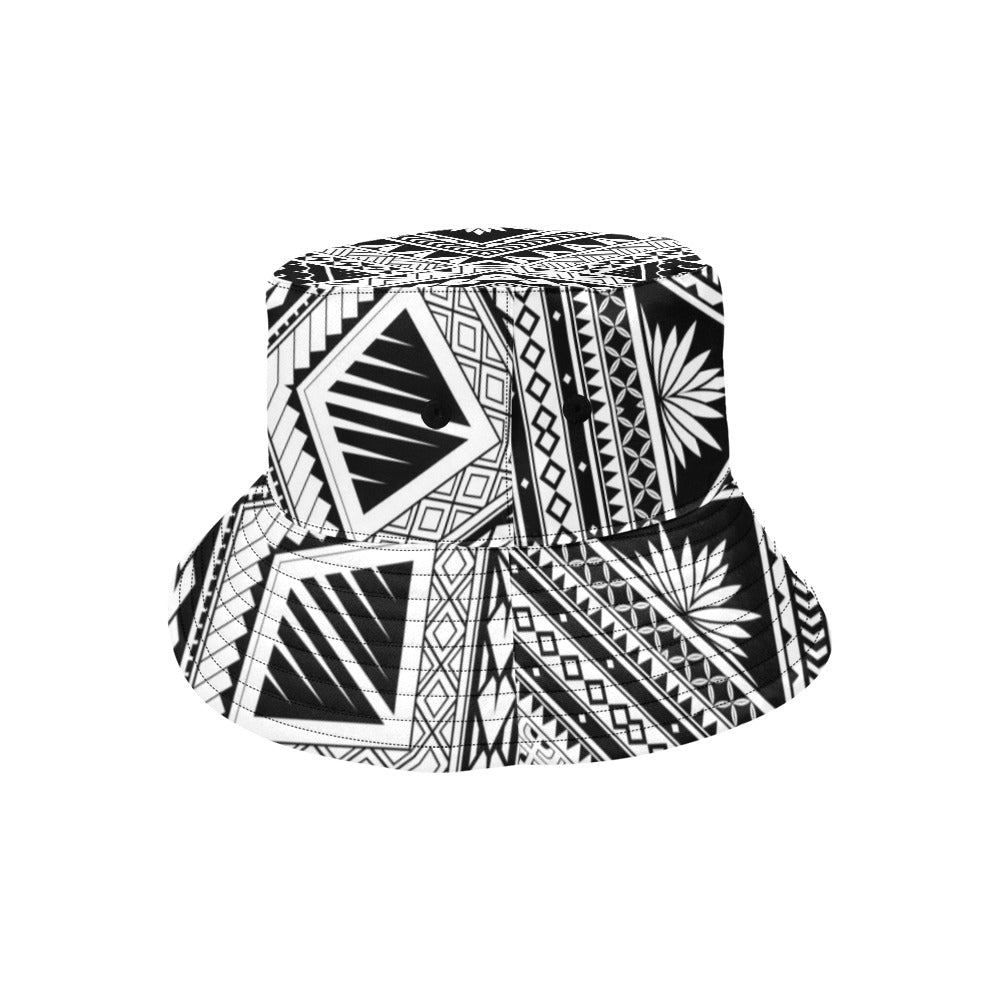 Samoan Tattoo Style Print Design LKS307 Unisex Bucket Hat