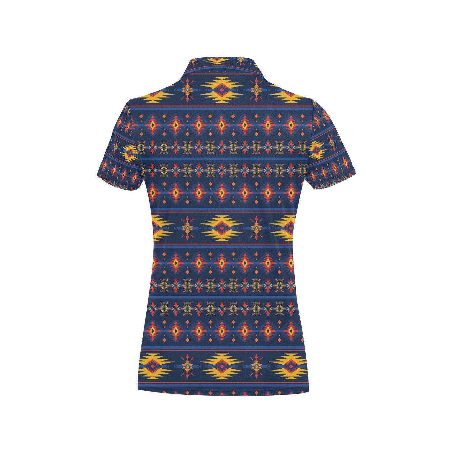 Southwest Pattern Print Design LKS306 Women's Polo Shirt