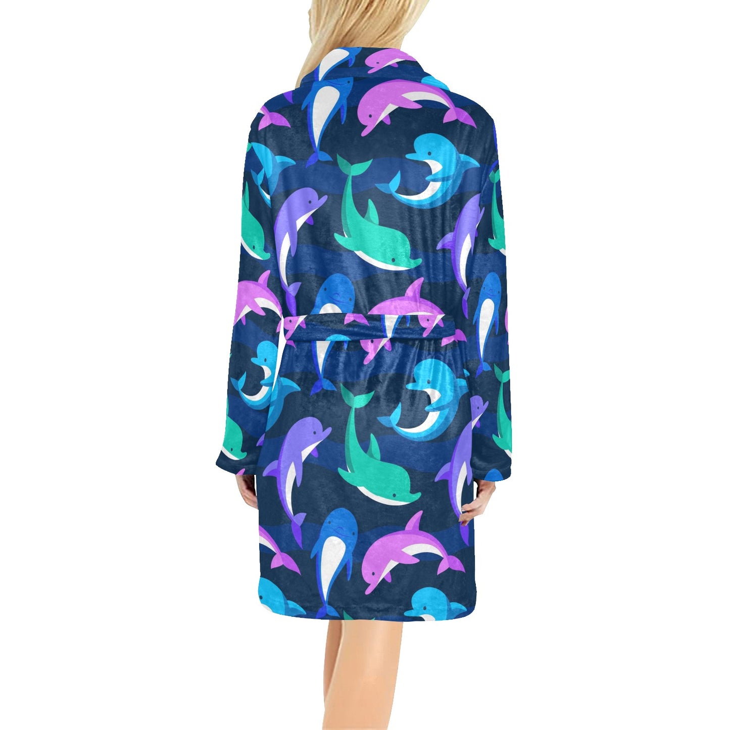 Dolphin Baby Women's Fleece Robe