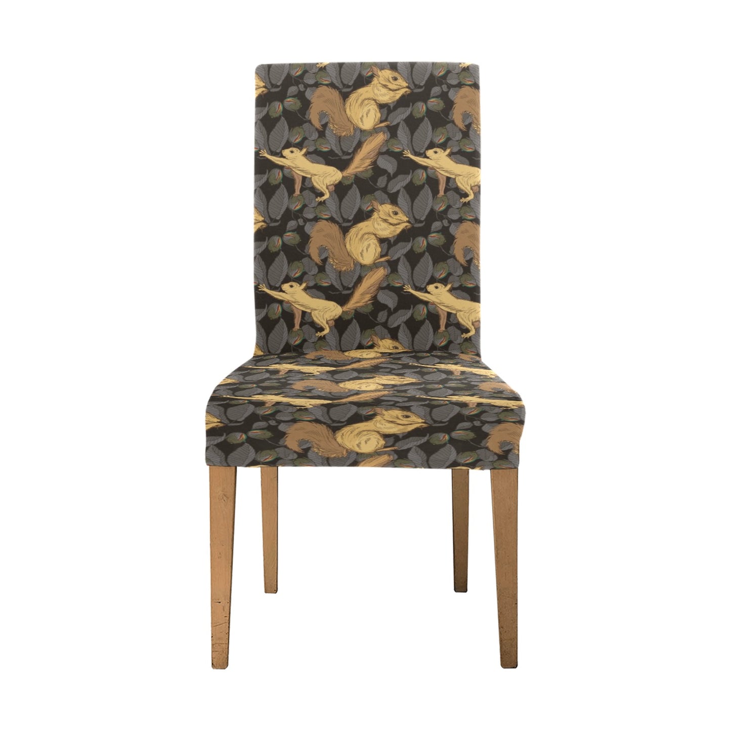 Squirrel Print Design LKS309 Dining Chair Slipcover